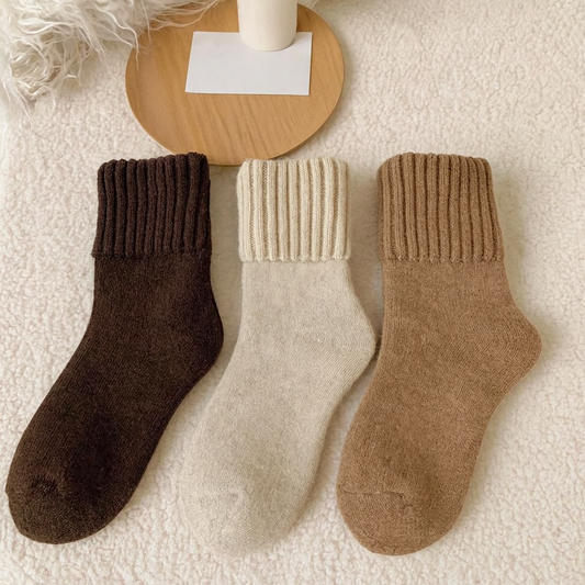 Cozy Mid Calf Wool Socks