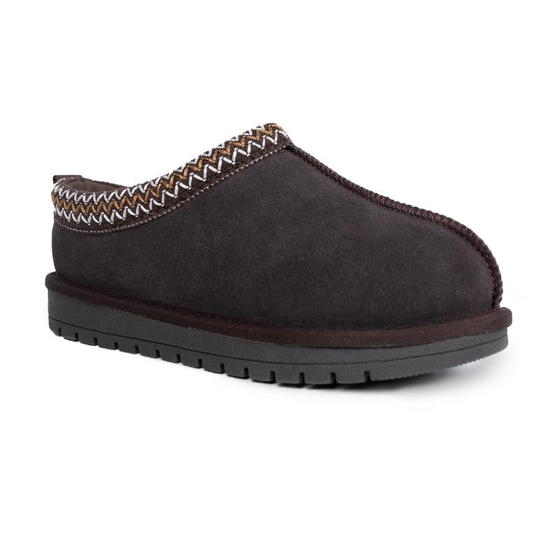 Braided Leather Outdoor Suede Slippers